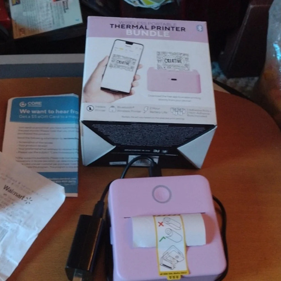 Wireless Portable Thermal Printer Bundle - Picture 3 of 4